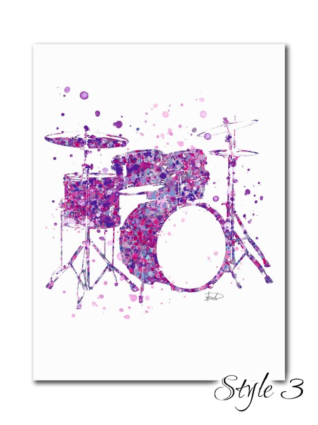 Multicolour Drum Kit - Click Image to Close